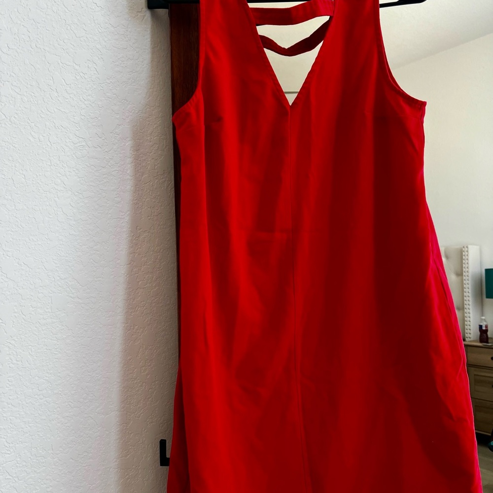 Abercrombie & Fitch Vibrant Red Dress